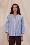 ENCHANT SHIRT - blue strip